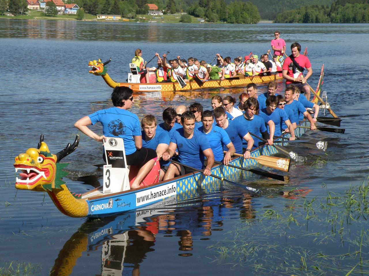 Průtrž Dračen po závodě